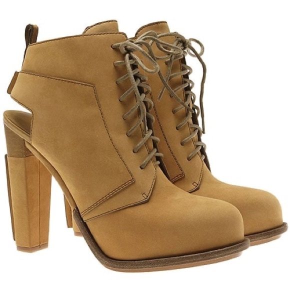 Alexander Wang Dakota Lace-Up Nubuck Ankle Boots size 37 Excellent Condition - Picture 13 of 13